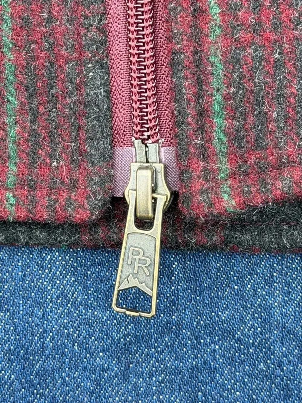 Powder River Outfitters Plaid Wool Blend Western Vest - Picture 4 of 13
